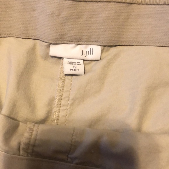 J. Jill Cream Pants - Size 12P - Picture 3 of 5